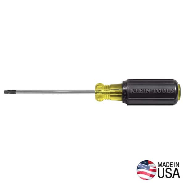 Klein Tools T15 TORX Screwdriver, Round Shank, Cushion Grip