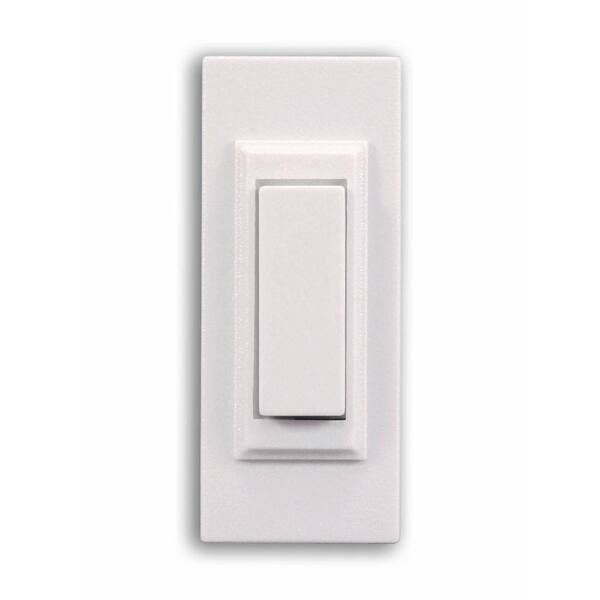 Heath Zenith Wireless Battery Operated Beige Push Button