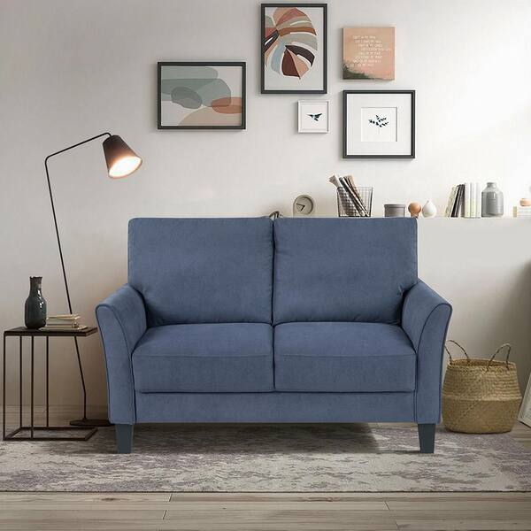Lazzara Tesoro 78.5 in. W Flared Arm Textured Fabric Rectangle 2