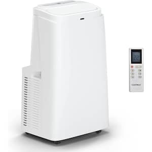 9,000 BTU Portable Air Conditioner Cools 350 Sq. Ft. with3 Fan Speeds in White
