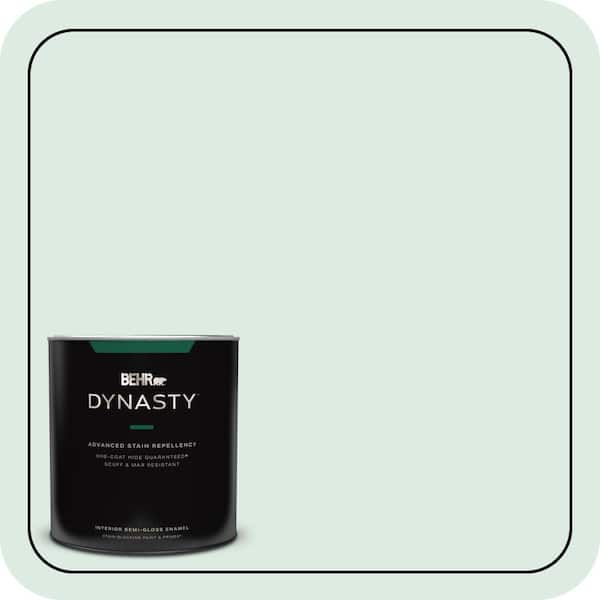1 qt. #M430-1 Snowbound Semi-Gloss Enamel Interior Stain-Blocking Paint and Primer