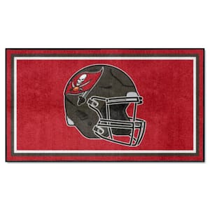 Tampa Bay Buccaneers Red 3 ft. x 5 ft. Plush Area Rug