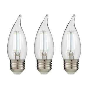 60-Watt Equivalent BA11 Dimmable Edison LED Light Bulb Daylight (3-Pack)