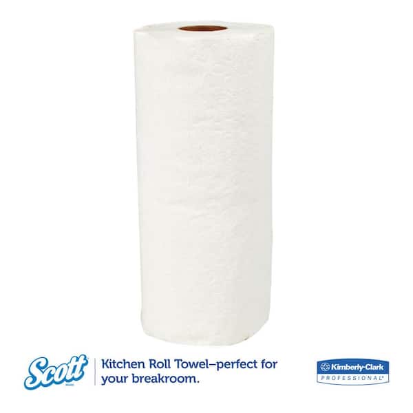 Society Hill 3085 Kitchen Roll Perforated Towel 2-Ply 11 x 8 - 85 Sheet  Roll - 30/case