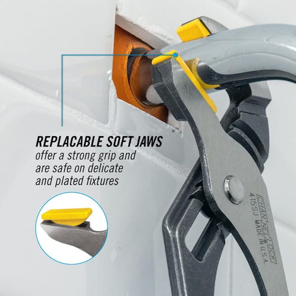 Channellock Replacement Pads for 415SJ 415SJRP - The Home Depot