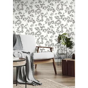 Newcomb Grey Trailing Branches Wallpaper