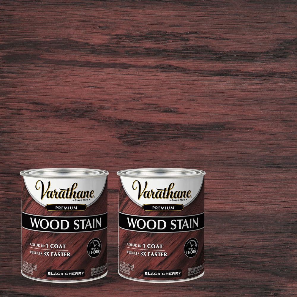 Varathane 1 qt. Black Cherry Premium Fast Dry Interior Wood Stain