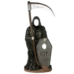 Halloween Grim Reaper Graveyard Ghoul Photo Op Life-size Garden Statue