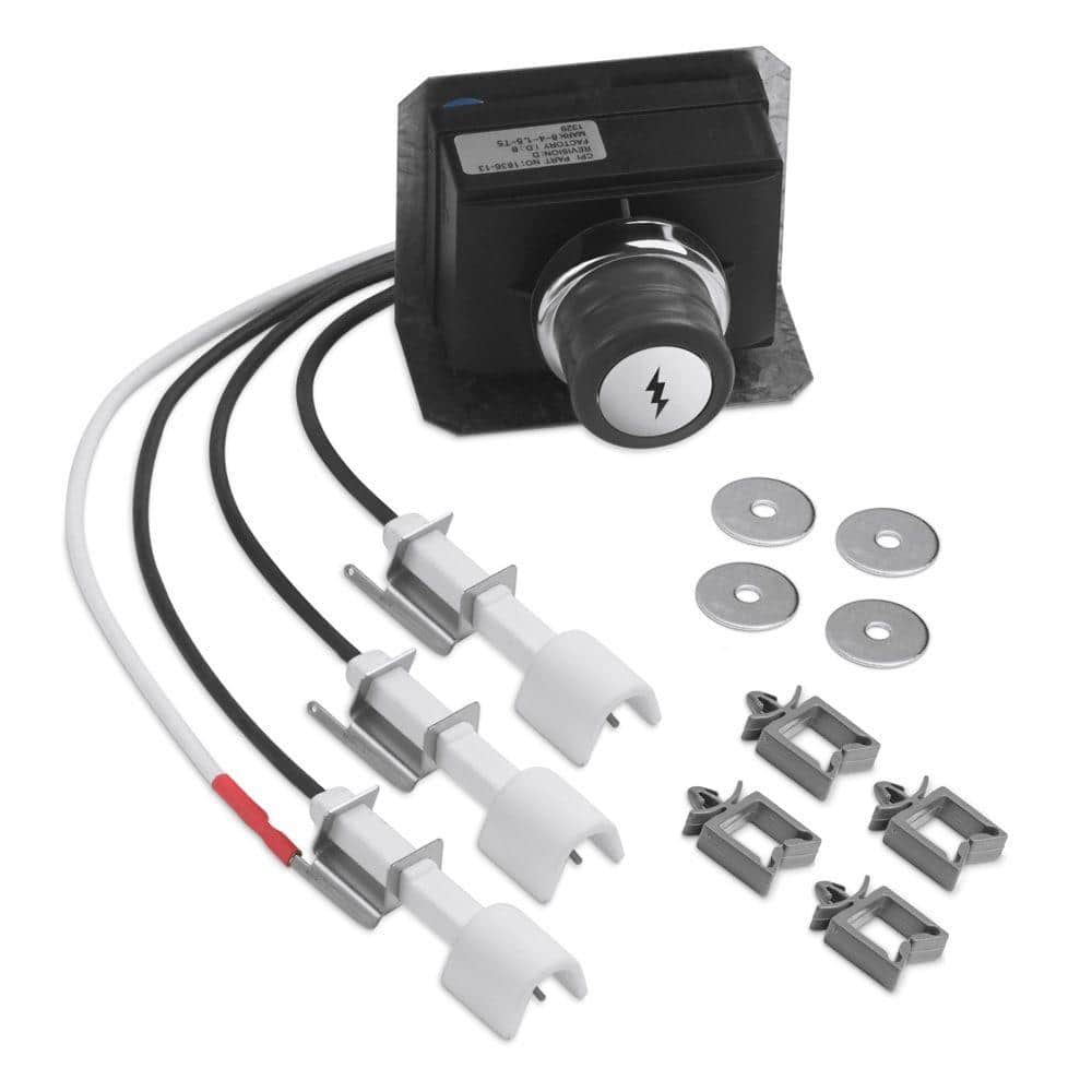 as Genesis 310 320 330 Ignitor Kit Upgraded Ignition Replacement for Weber 65942 65946 WEMEIKIT Universal 7629 7628 Igniter Kit for Weber Front-Control Genesis 300 Series Grills 