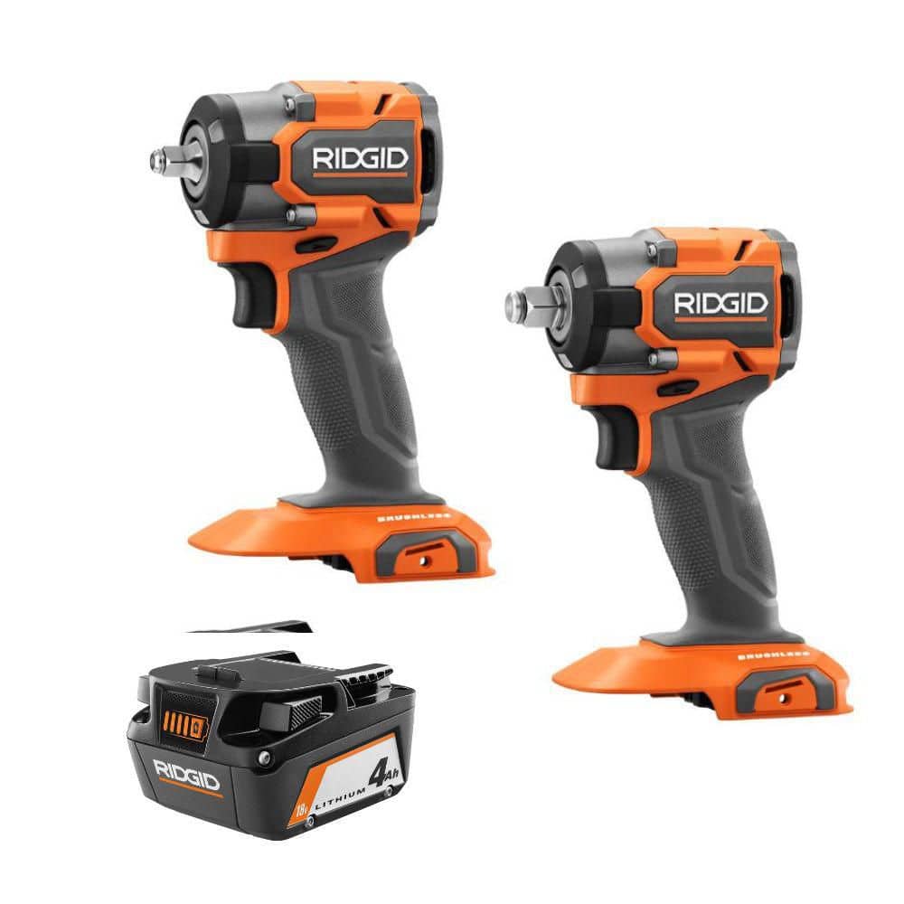 RIDGID 18V SubCompact Brushless 2-Tool Combo Kit with 3/8 in