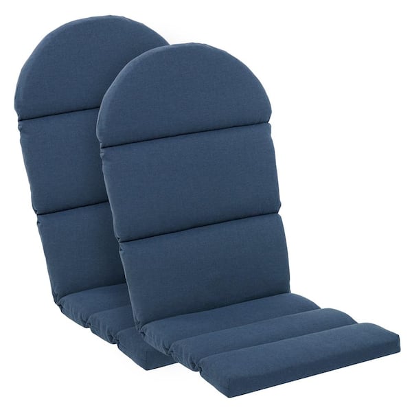 ARDEN Oceantex 21.5 in. x 50 in. Ocean Blue Outdoor Adirondack Chair Cushion (2-Pack)