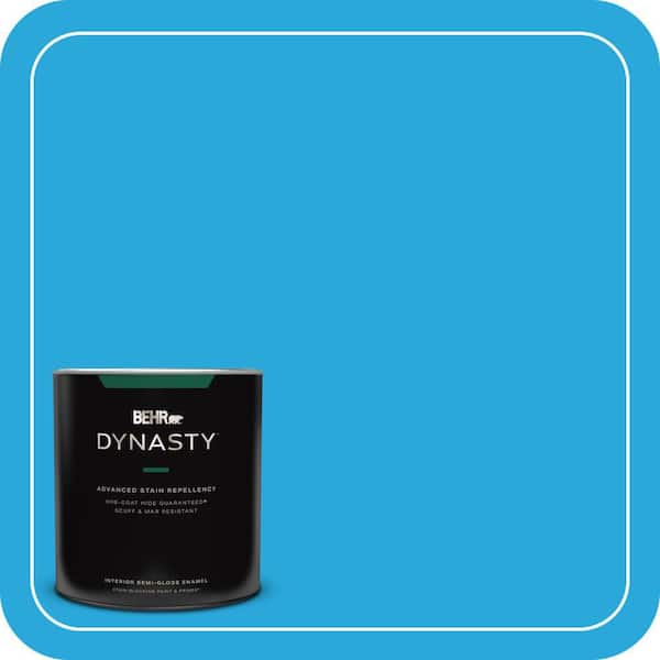 BEHR DYNASTY 1 qt. #MQ4-56 El Capitan One-Coat Hide Semi-Gloss Enamel Interior Stain-Blocking Paint and Primer