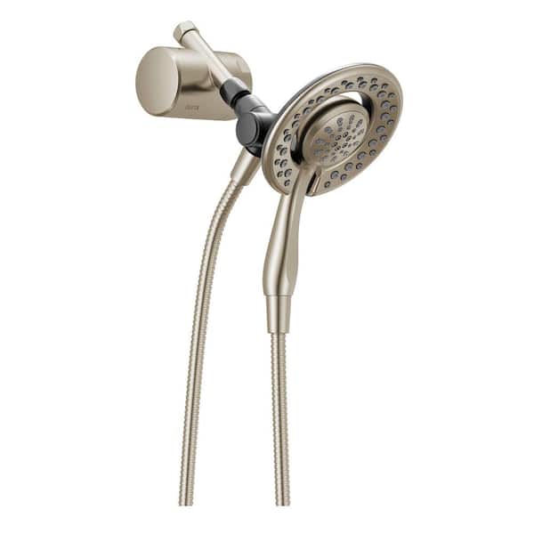 Delta Clarifi In2ition 4-Spray Dual Wall Mount Fixed and Handheld Shower Head 1.75 GPM in Spotshield Brushed Nickel