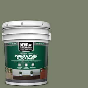 5 gal. #430F-5 Bahia Grass Low-Lustre Enamel Interior/Exterior Porch and Patio Floor Paint