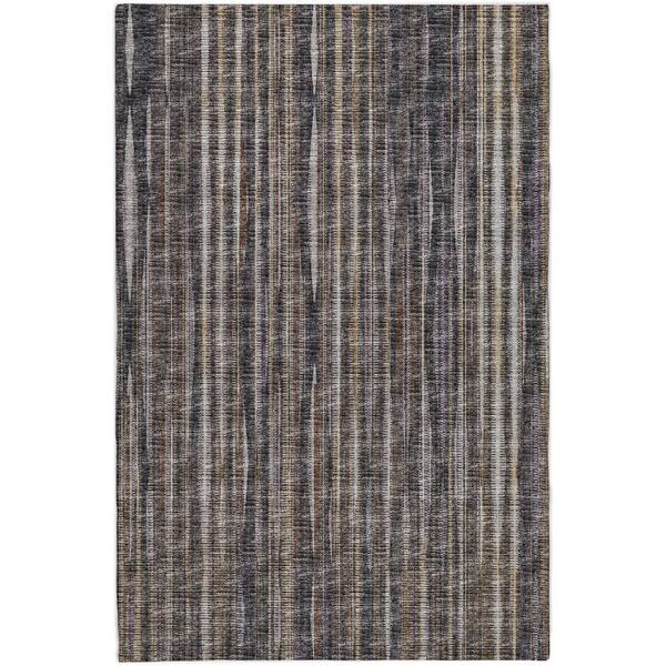 Dream Shag Premium Machine Washable Abstract ADS31 Brown 10 ft. x 14 ft. Area Rug