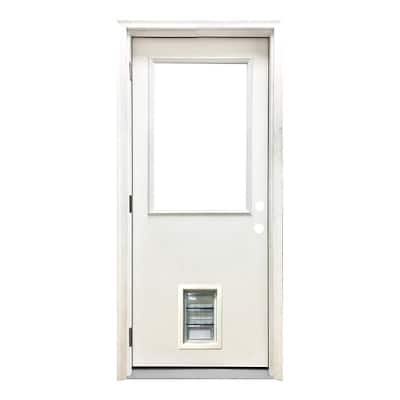 30 x 80 - Fiberglass Doors With Glass - Fiberglass Doors - The Home Depot