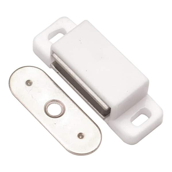 HICKORY HARDWARE Catches Collection 1-3/8 in. C/C Cabinet Door Catch White