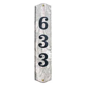 Wexford Rectangular Granite Address Plaque in Five Color Natural Stone Color