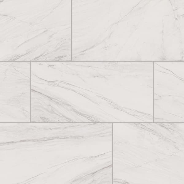 Daltile Starmount White Quartz 15 in. x 30 in. Glazed Porcelain Stone Look Floor and Wall Tile (261.6 sq. ft. / Pallet)