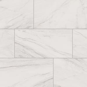 Starmount White Quartz 15 in. x 30 in. Glazed Porcelain Stone Look Floor and Wall Tile (16.35 sq. ft. / Case)