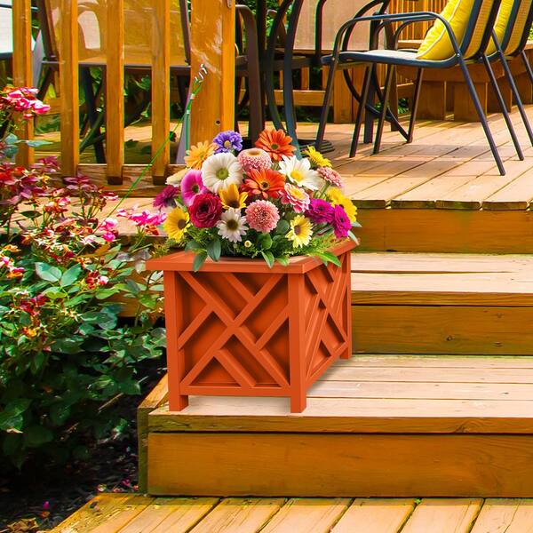 Pure Garden 15.5 in. L x 15.5 in. W x 16.5 in. H Polypropylene
