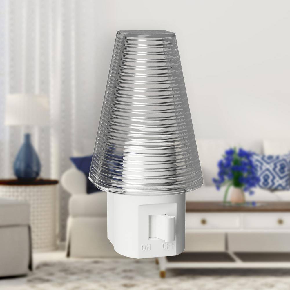 White Plastic Touch Control LED Night Light