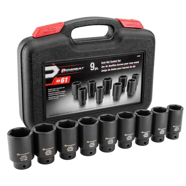 Deluxe Axle Nut Socket Kit