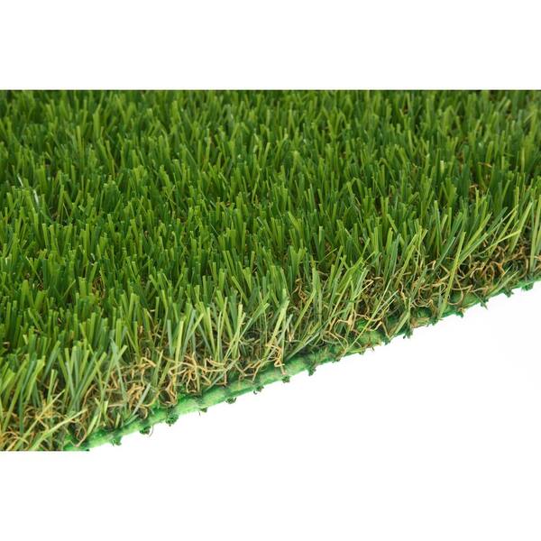 Unbranded Cruze 12 ft. W x Cut To Length Vibrant Green 35 oz. 1.25 in. Pile with Superflow Green Backing Artificial Grass Turf