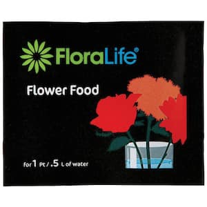 CRYSTAL CLEAR Flower Food 300, 1 Pint Sachet, Bonus (Pack of 250)