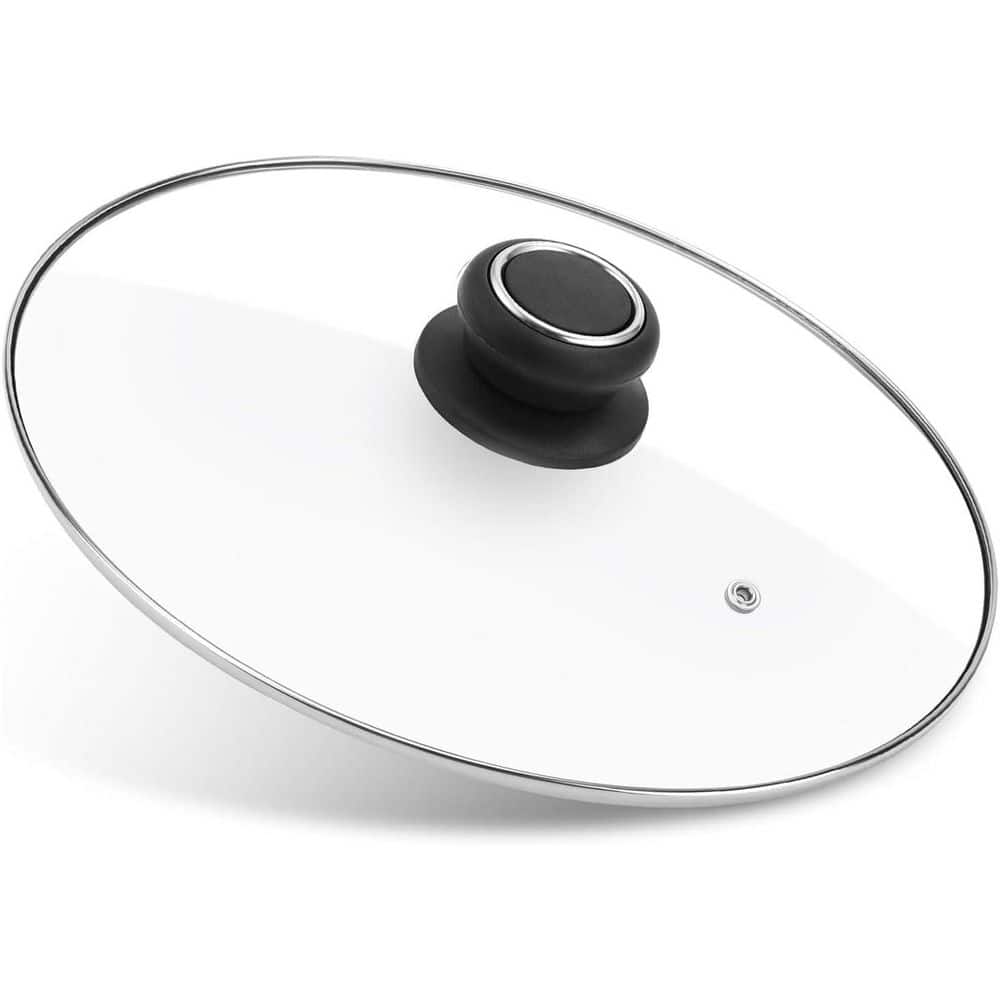 8 Inch Tempered Glass Lid with Steam Vent and Stainless Rim, Ergonomic Handle, Fits Skillet or Dutch Oven price history on PriceWatchPro