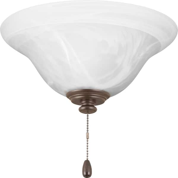 Antique Bronze Ceiling Fan Light Kit, Progress Airpro Ceiling Fan Light Kit