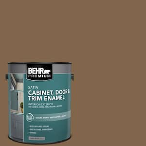 1 gal. #SC-109 Wrangler Brown Satin Enamel Interior/Exterior Cabinet, Door & Trim Paint