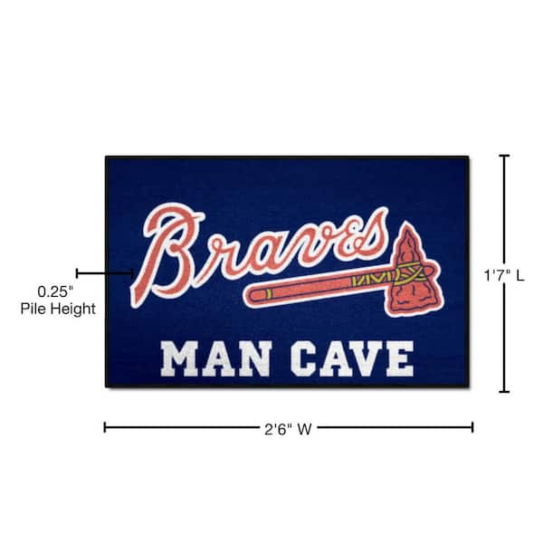 Fanmats  Atlanta Braves Baseball Mat