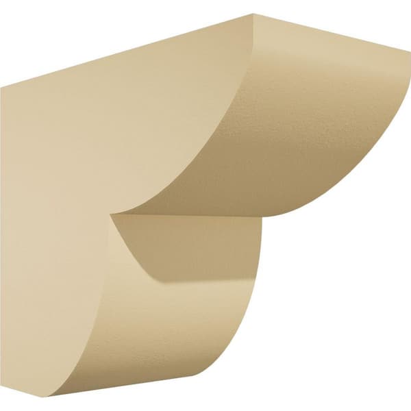 Ekena Millwork Standard Crestline 6 in. W x 10 in. H x 12 in. D Signature Urethane Rafter Tail Outlooker