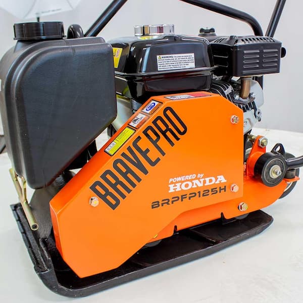 Brave Brave Forward Plate Compactor : 14 In. : Rubber Mat, Tank
