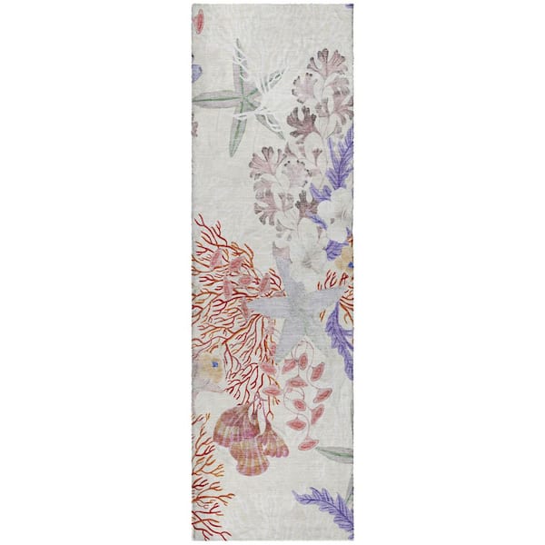 Dream Shag Premium Machine Washable Abstract ADS180 Spice 2 ft. x 7 ft. Runner Rug
