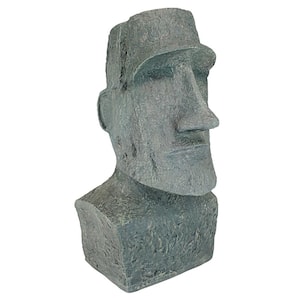 24.5 in. H Easter Island Ahu Akivi Moai Monolith Large Garden Statue