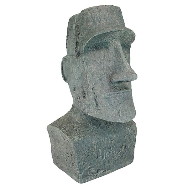 Design Toscano 24.5 in. H Easter Island Ahu Akivi Moai Monolith Large Garden Statue