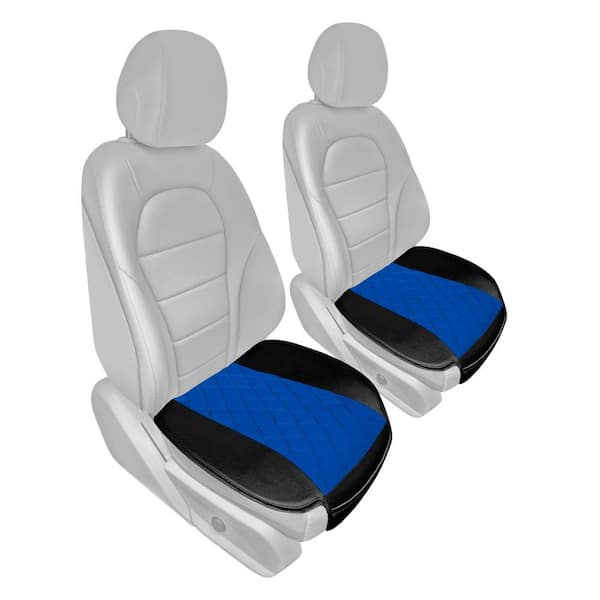 FH Group Faux Leather 21 in. x 21 in. x 1 in. Seat Cushion Pad with Front Pocket - Front Set