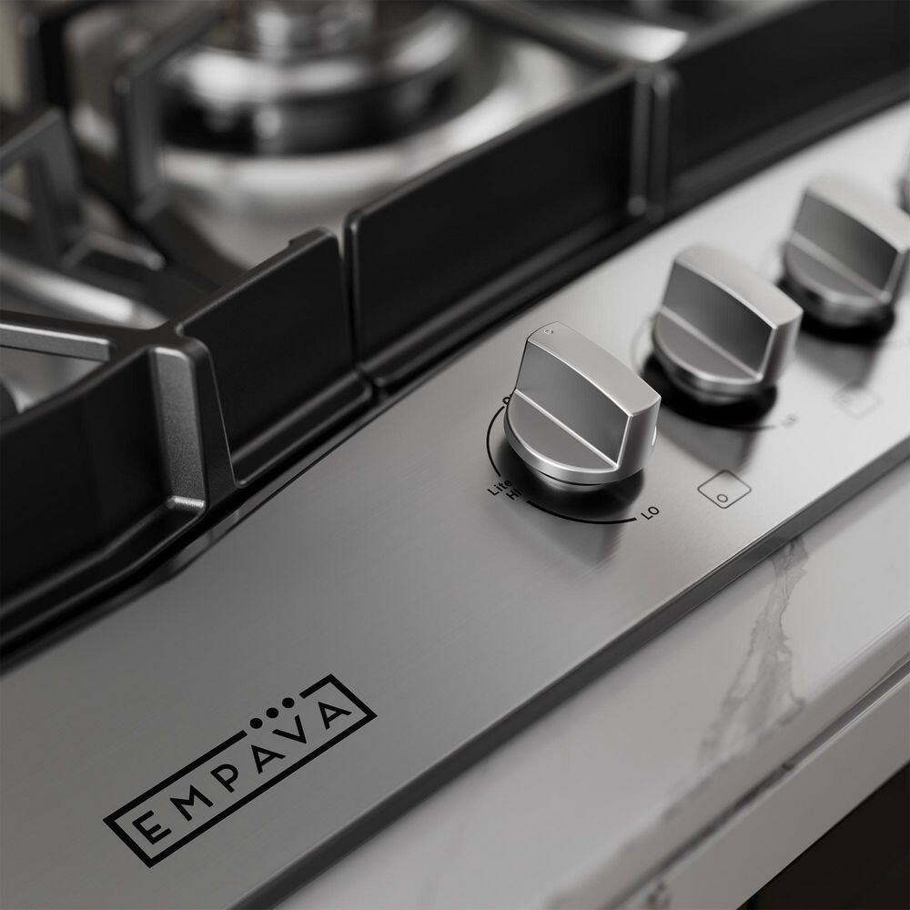 Empava 30 Inch Stainless Steel 5 Burner Gas Cooktop