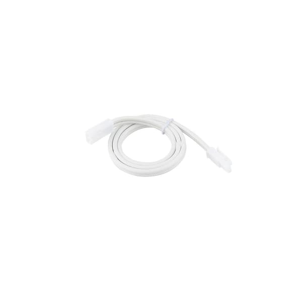 WAC Lighting 24 in. White Extension Joiner Cable for Line Voltage Puck Light
