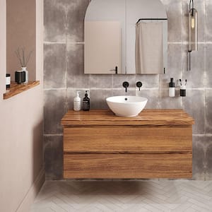 Typhoon Beige 3 in. x 18 in. Subway Gloss Porcelain Wall and Floor Tile (10.76 sq. ft./Case)