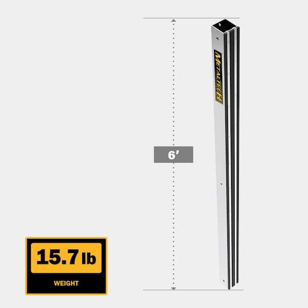 MetalTech Ultra-Jack 6 ft. Aluminum Pole with Reinforced Aluminum MetalTech Ultra-Jack 6 ft. Aluminum Pole with Reinforced Aluminum