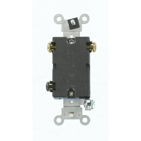 Leviton 1203-2 15 Amp 3-Way Toggle Switch Industrial - Brown