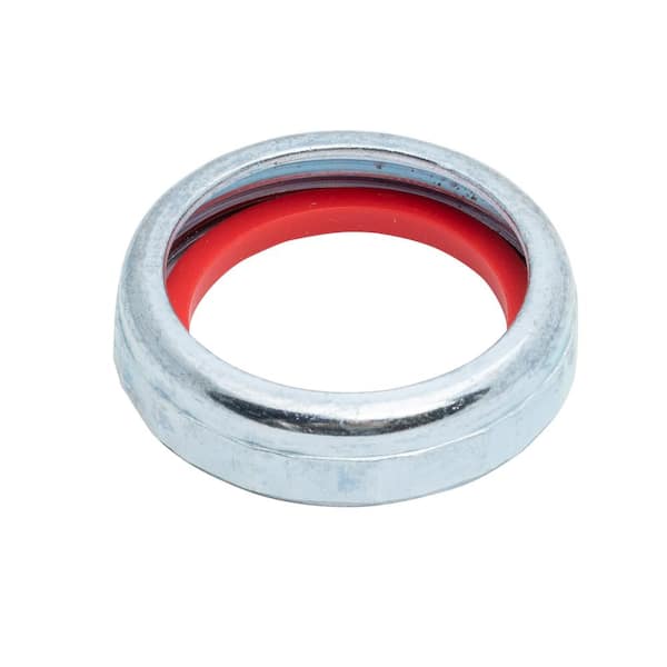 Oatey 1-1/2 in. Sink Drain Pipe Zinc Slip-Joint Nut with Rubber Reducing Washer