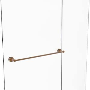 Waverly Place 30 in. Over-the-door Shower Door Towel Bar in Brushed Bronze