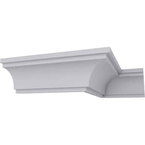 SAMPLE - 7-3/4 in. x 12 in. x 7-3/4 in. Polyurethane Traditional Crown Moulding