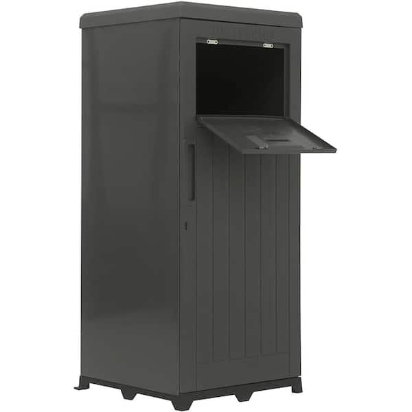 BOPOREA MEGO LLC 80 Gal Outdoor Package Delivery Box,Deck Boxes,Parcel Drop Box for Porch,Curbside,or Front Door(padlocks not included)