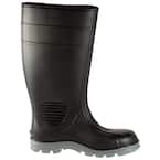 Men's Size 12 Black Poultry Tuff Industrial Steel Toe PVC Boot