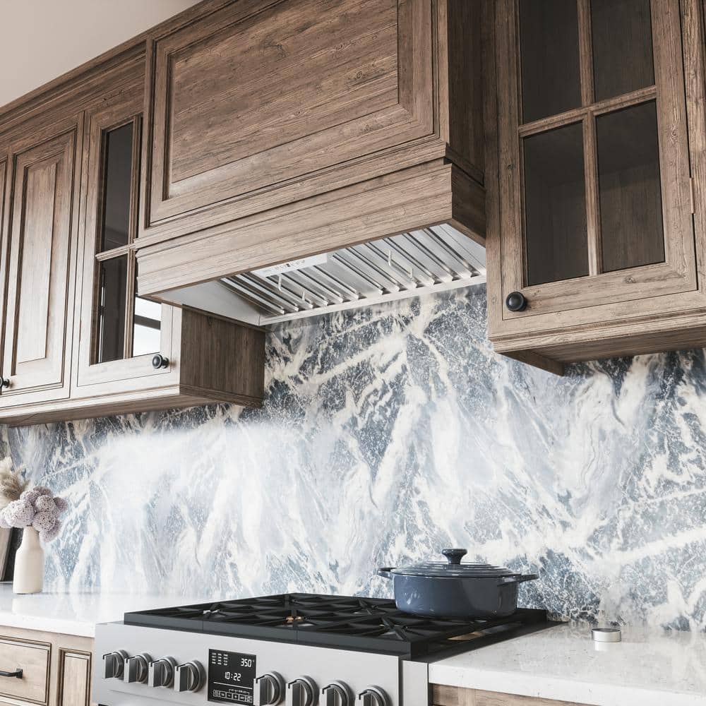 Zephyr Monsoon I 36" Stainless Steel Insert Range Hood with LED Light